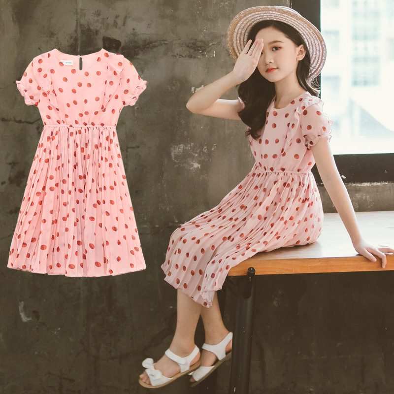 Classic Korean Style Parent-child Skirt Girls Summer Skirt