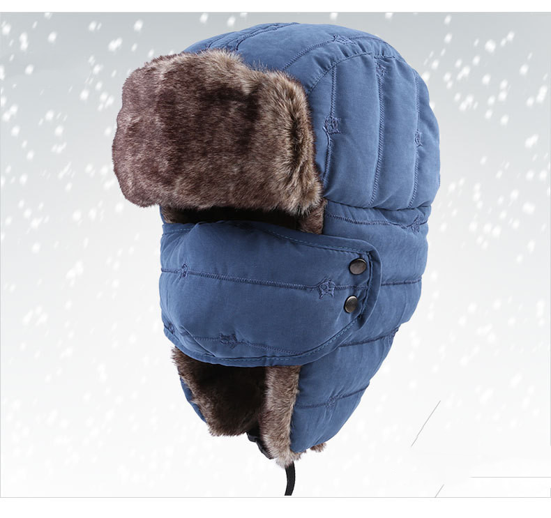 Female Ear Protection Autumn And Winter Mask Hat