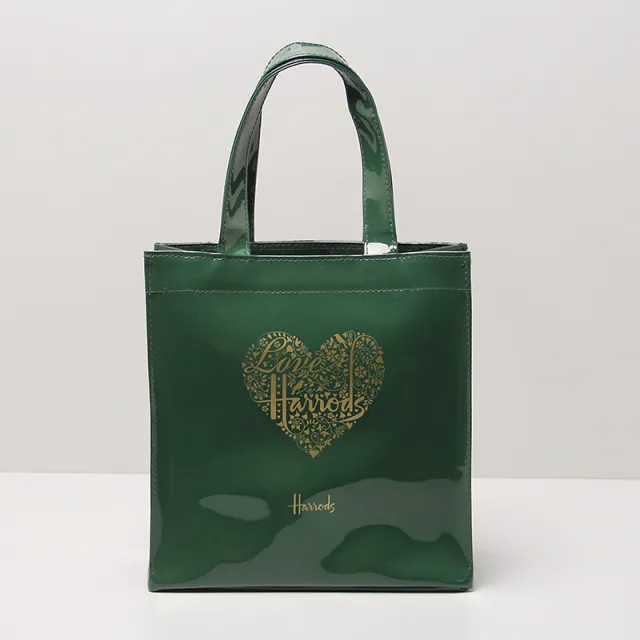 British Style Waterproof PVC Shopping Bag Portable Medium - Shop at LoveMi