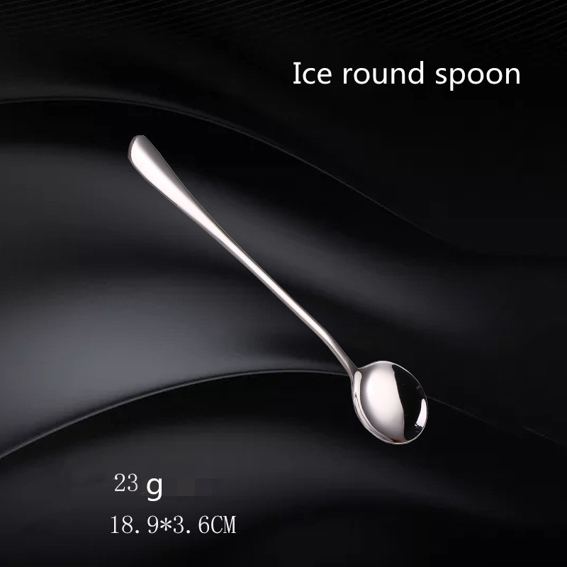 Ice round spoon