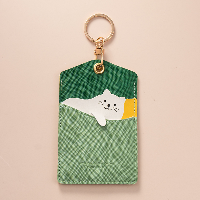 Title 5, Cartoon Keychain PU Creative Card Driver