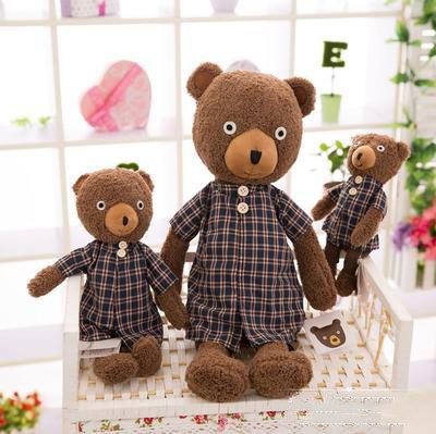 Brown Bear Plaid Shirt