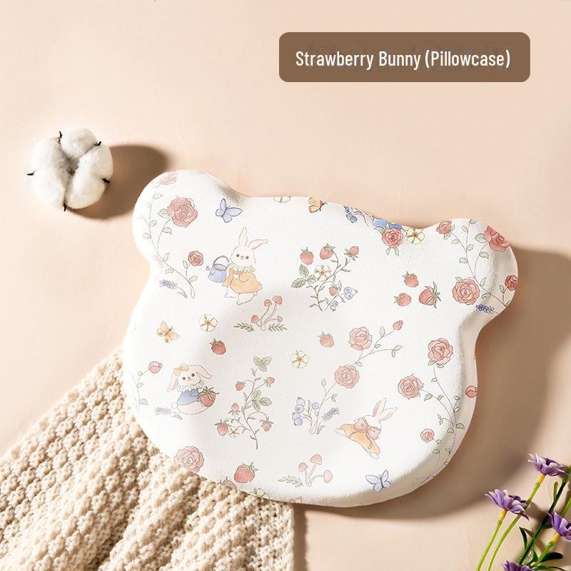 Baby Pillow Shaped Pillow,Baby Pillow 0-6 Months,Newborn Pillow Silicone Comfort Pillow