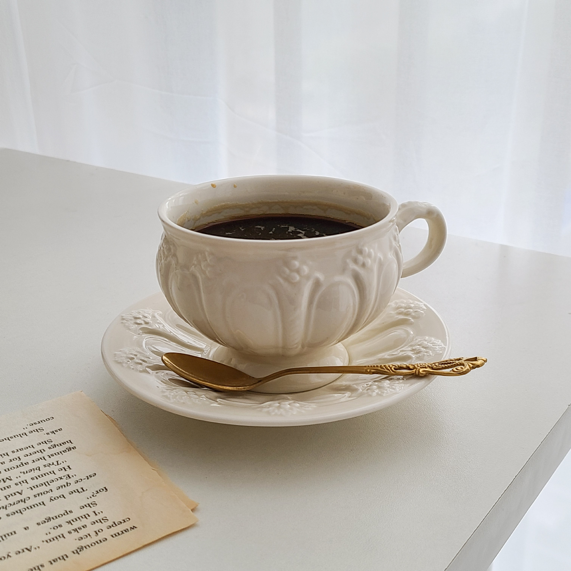 Cup and saucer