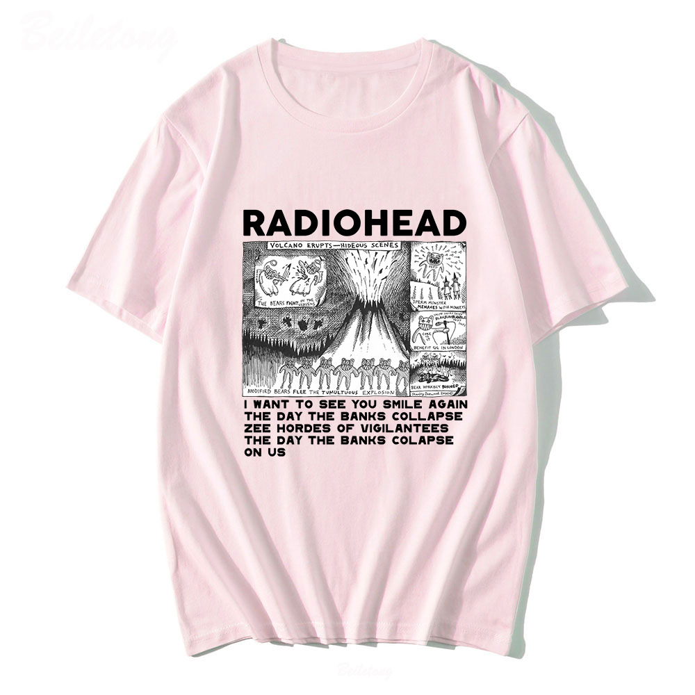 Title 4, Heren T-shirt met leuke band print, ronde hals ...