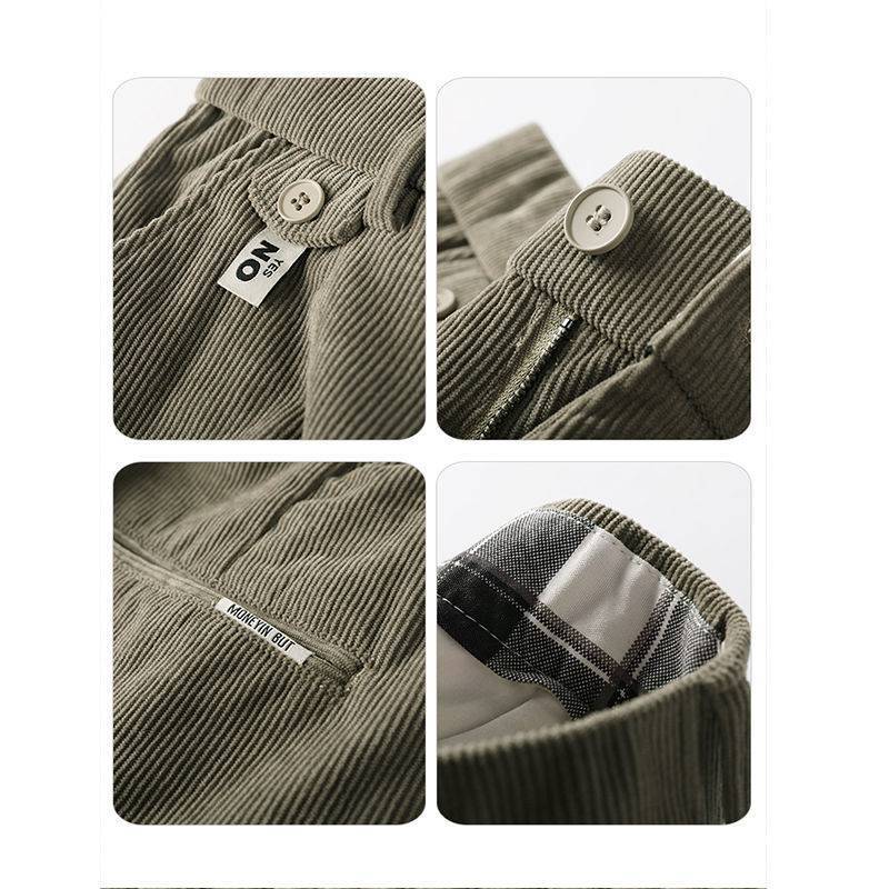 Corduroy Pants Men's Spring And Autumn Nine-point Casual Pants Men's Pants