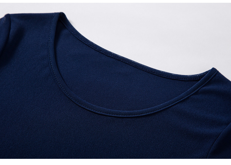 Women's Slim Fit Half Sleeve Bottoming Shirt Top