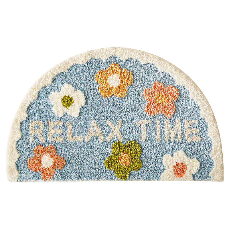 Thickened Non-slip Carpet Bathroom Toilet Toilet Door Mat - 8
