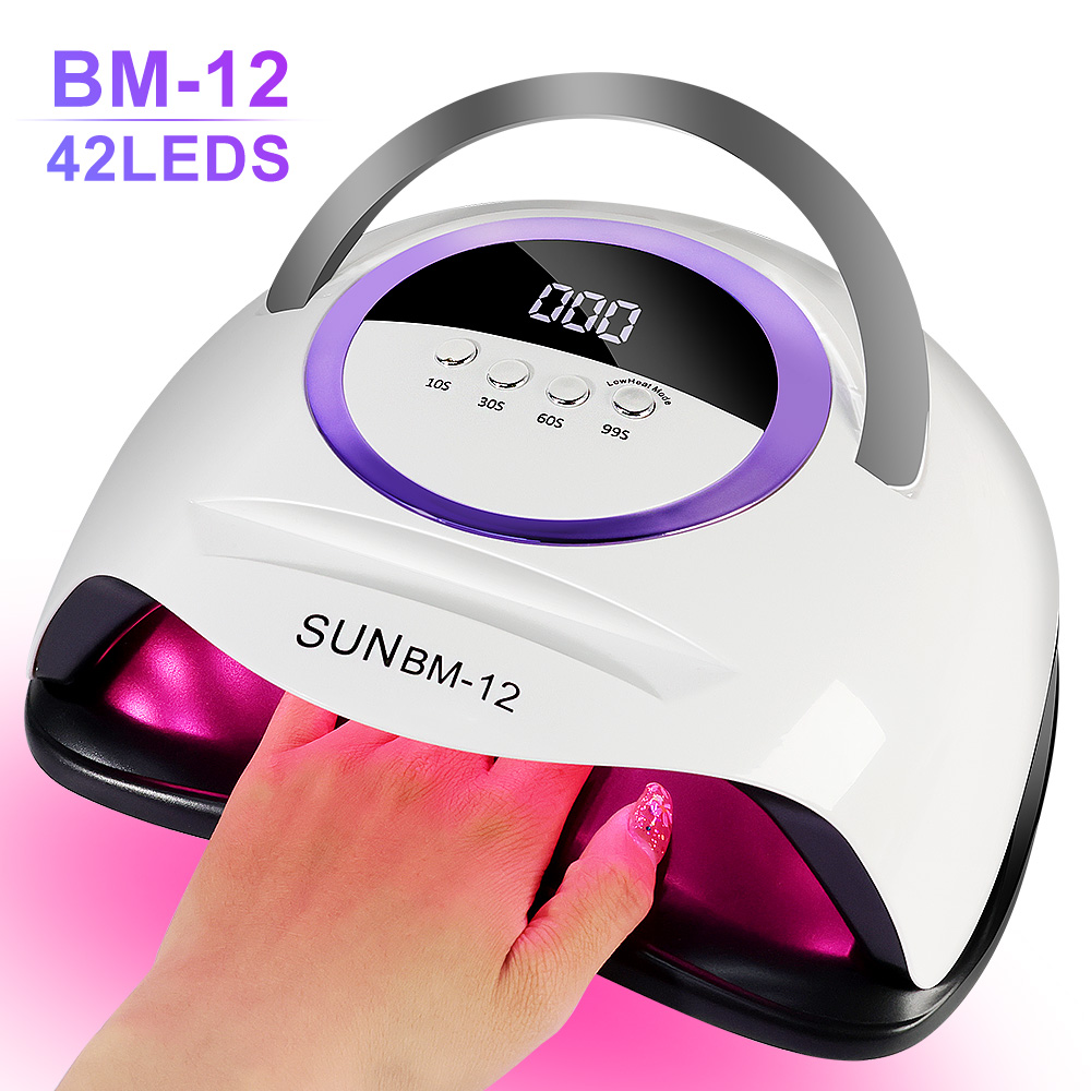 UV Nail Lamp, Dryer Light For Nails With 4 Timers LED Lamp Gel Polish Kit Gel Uv Light For Nails Professional Art Tools Automatic Sensor 8