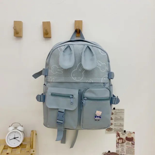 Cute Girl Backpack With Large Capacity And Light Shoulders Blue - Shop at LoveMi