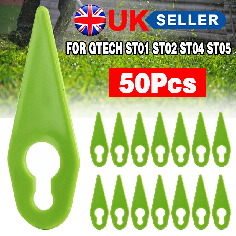 50x Genuine GTech Strimmer Blades. To Fit ST04, ST05, ST20, GT3.0, GT4.0, GT50