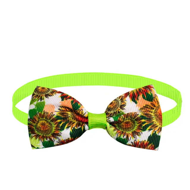 Sunflower Pet Bow Tie Dog Summer Decoration Art Sunflower - Shop at LoveMi