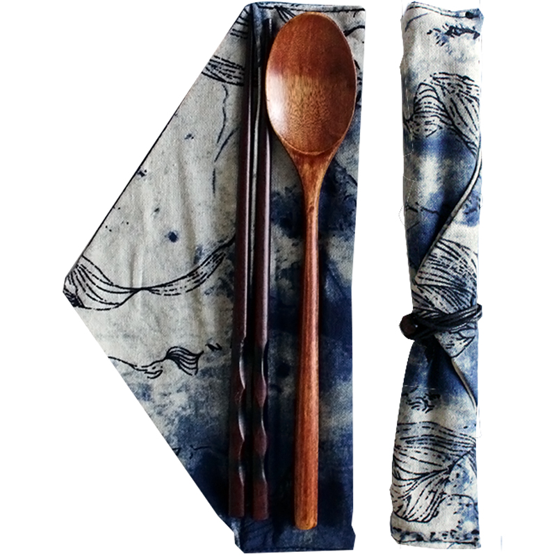 Title 1, Household solid wood wooden spoon and chopstick...