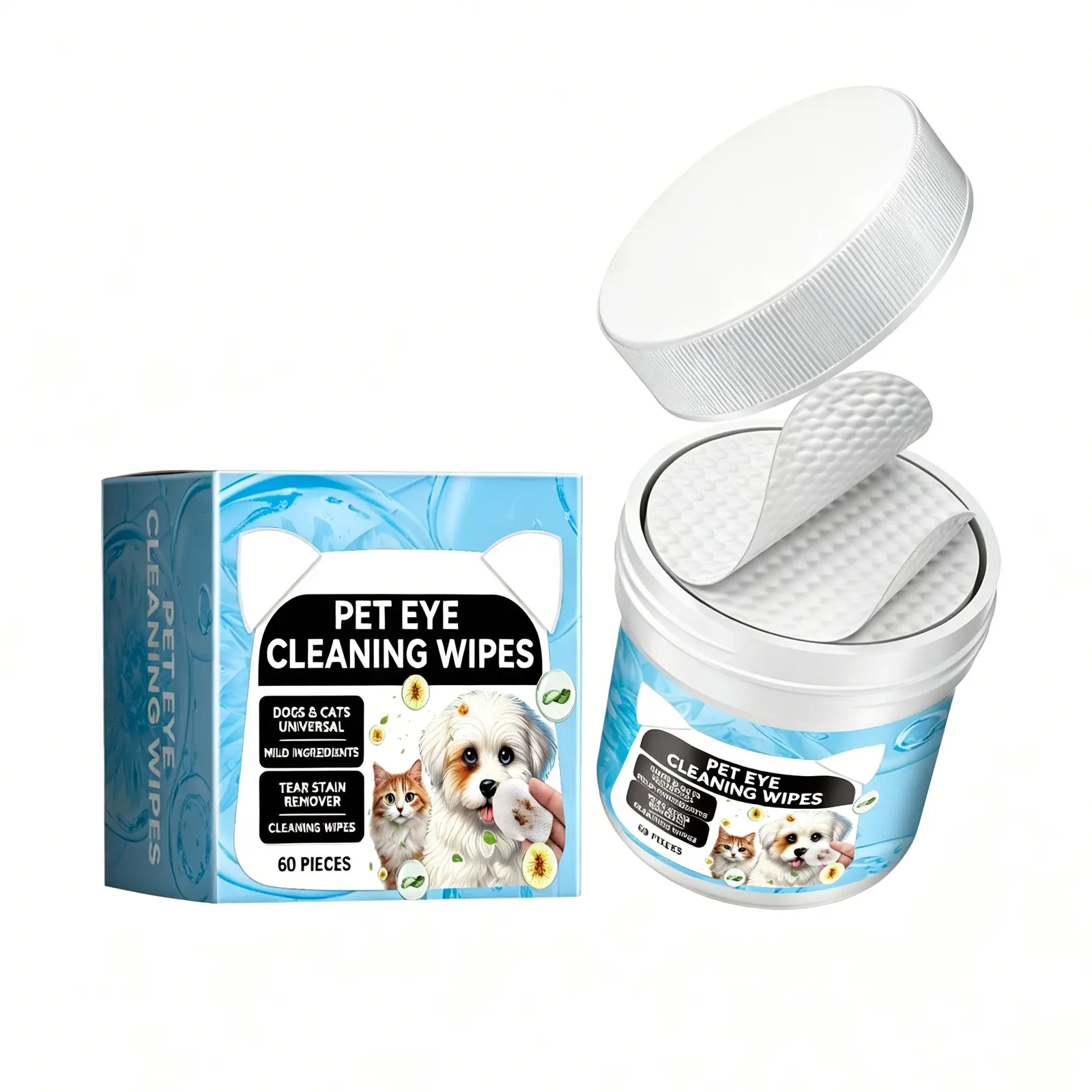 Pet Eye Cleaning Wipes