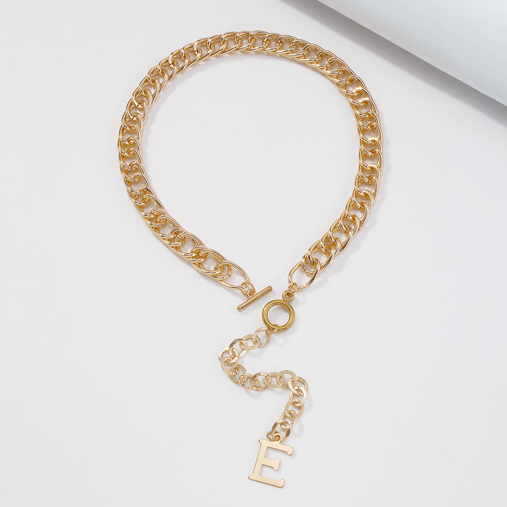 Retro Hip Hop Ins Cold Wind Creative Fashion Clavicle Chain