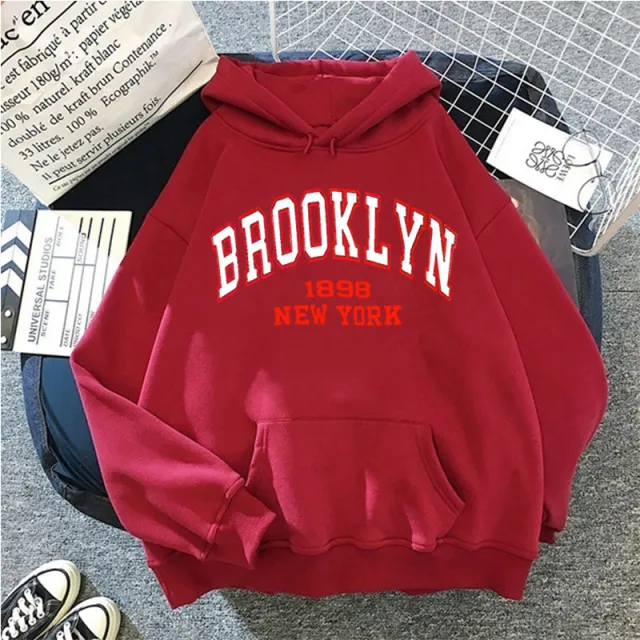 Printed Sports Plus Fleece Hooded Sweatshirt 14 Style - Shop at LoveMi