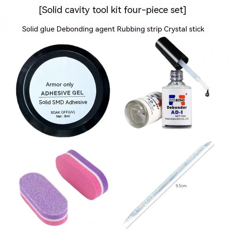 Solid Glue Kit Heating Lamp Rub Crystal