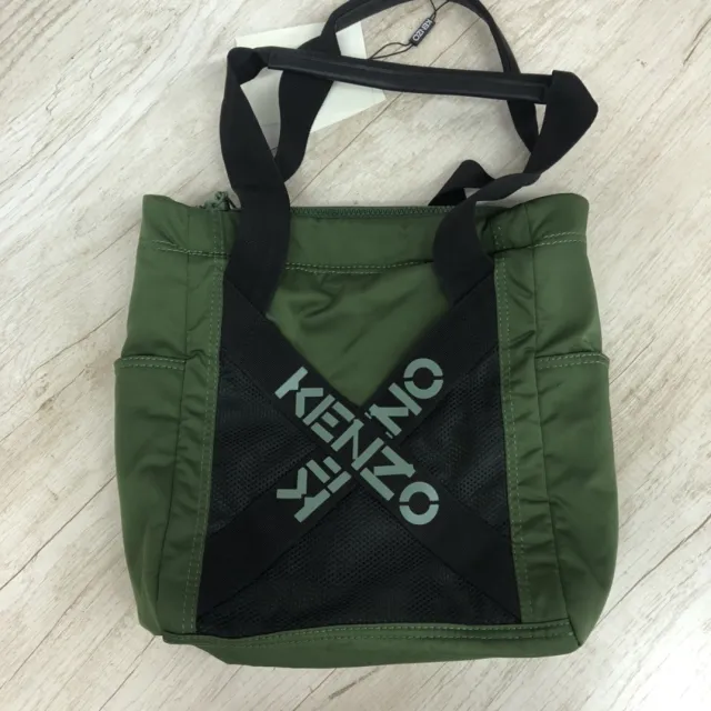 Embroidered Cross Lettering Shoulder Bag Green - Shop at LoveMi