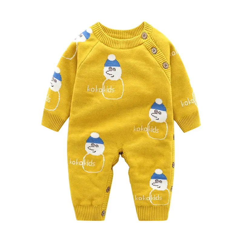 Newborn Baby Clothes Crawling Thickening Out Harness