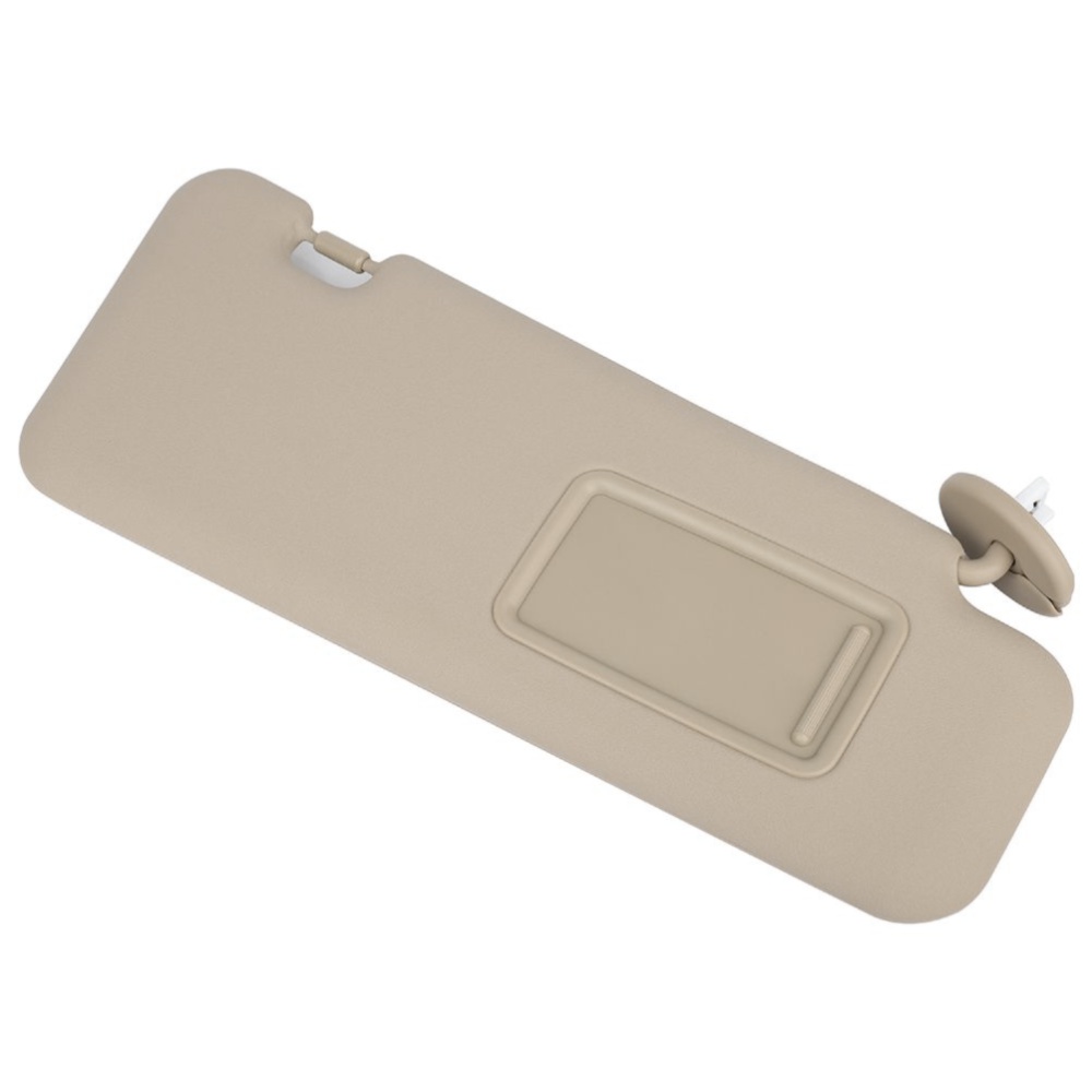 For 08-13 Highlander Passenger Beige Sun Visor W- Vanity Light Models