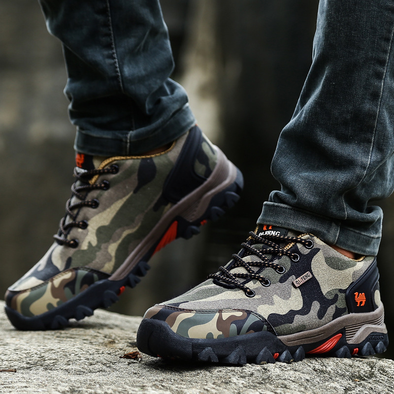 Large Size Fashion Casual Sports Camouflage Outdoor Men's Shoes