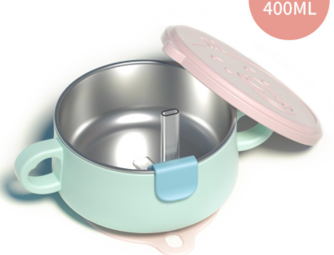 65e0fc6b 8914 4f7c 9abe 8034174875a0 - Stainless Steel Cartoon Baby Side Food Bowl Double Ear Soup