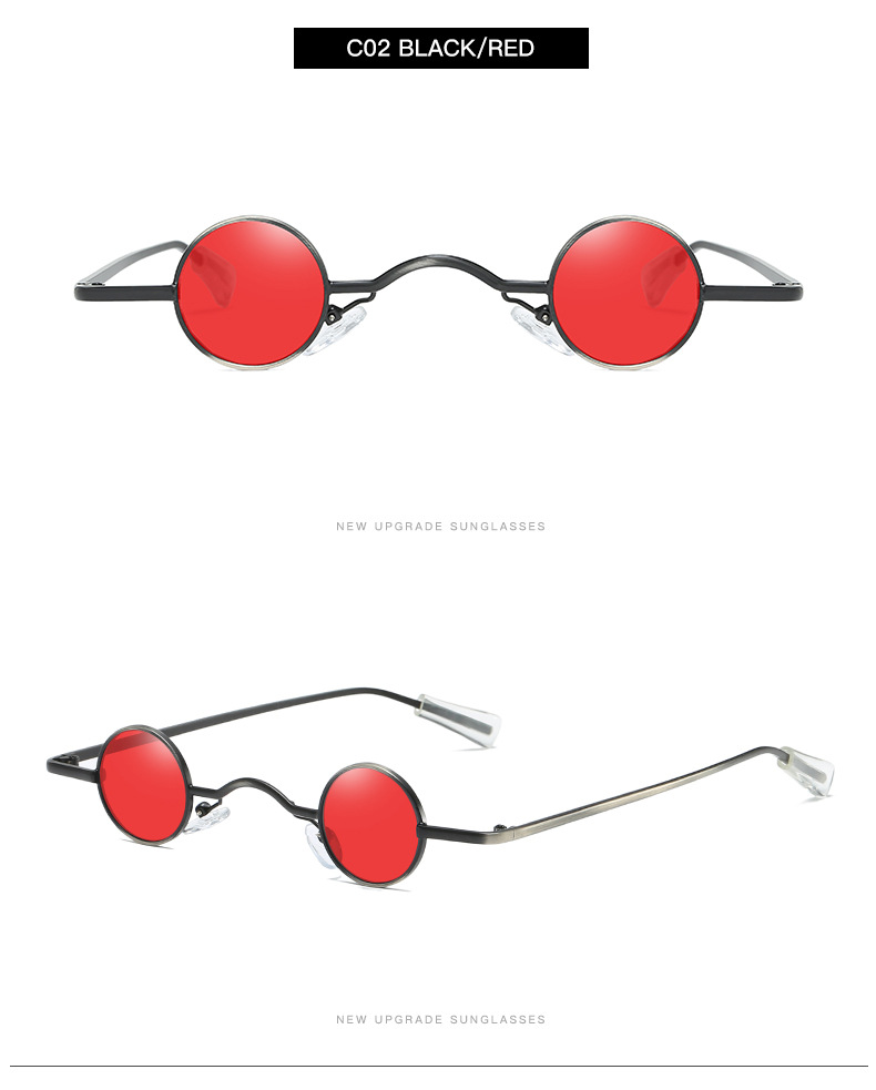 Title 3, Punk Men And Women Hanging Nose Sunglasses Retro