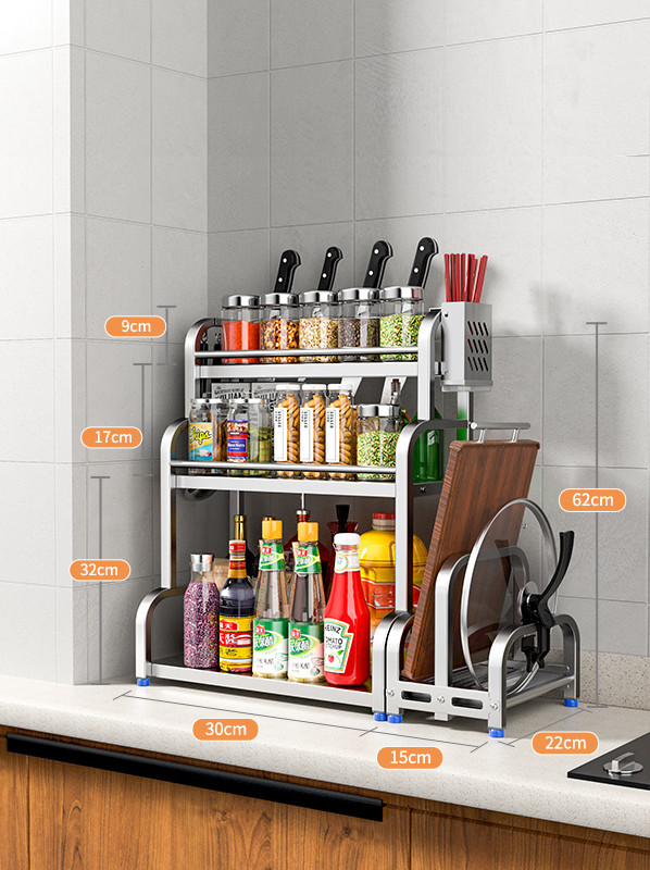 Title 21, Kitchen Seasoning Rack, Chopsticks, Knife Rack,...