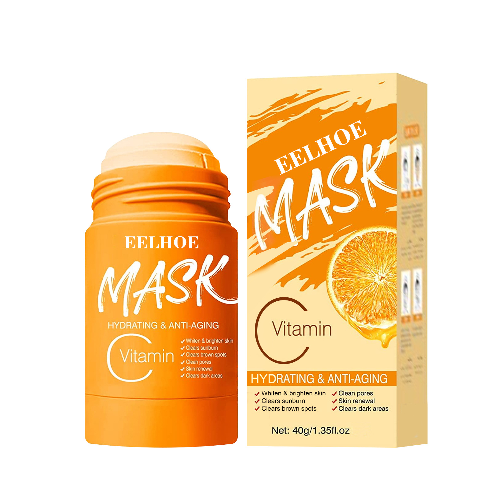 Vitamin C solid mask