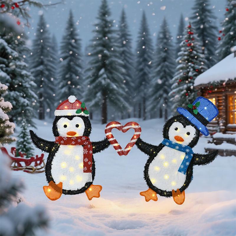Heartshaped Penguin Set