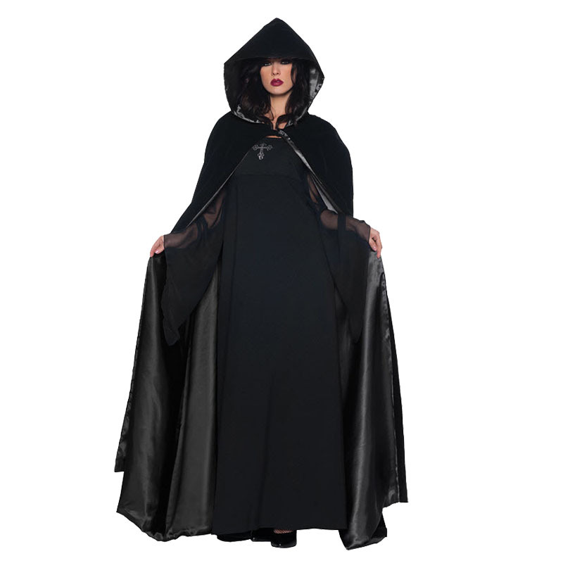 Costume For Medieval Court Party Comfortable Black2 - Shop at LoveMi