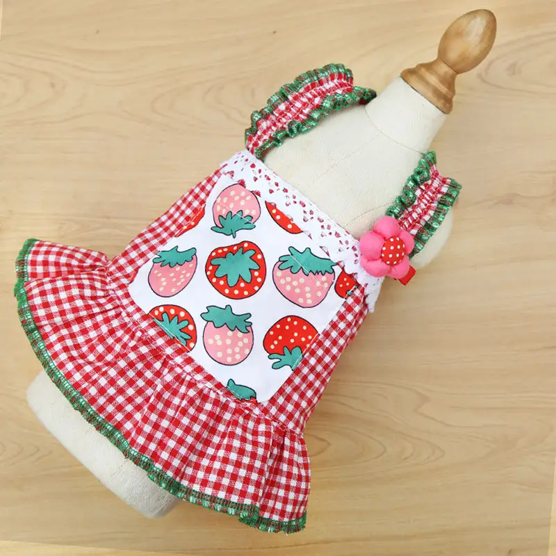 Pet Thin Clothes Cat Suspender Skirt