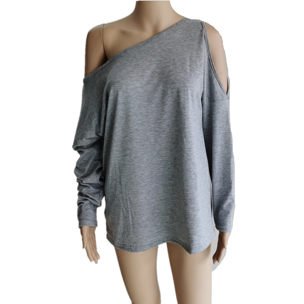 Title 5, Fall New Strapless Loose Bat Bottoming Shirt