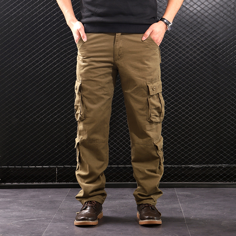 Men's Cargo Combat Work Trousers 7 colors (USA) | eBay