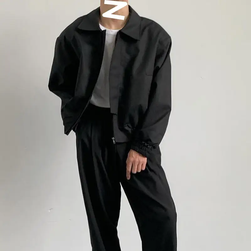 Loose Style Short Lapel Top