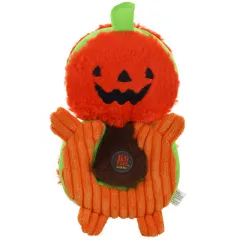 Pet Dog Toys Halloween-Witch Devil Pumpkin Pet Training Squeak Toys - Orange - View 1