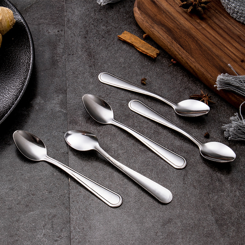 Household Stainless Steel Children's Rice Spoon