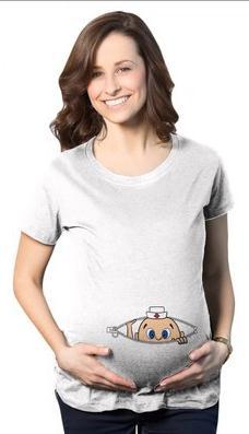 Title 2, Spoof baby unzip maternity clothes