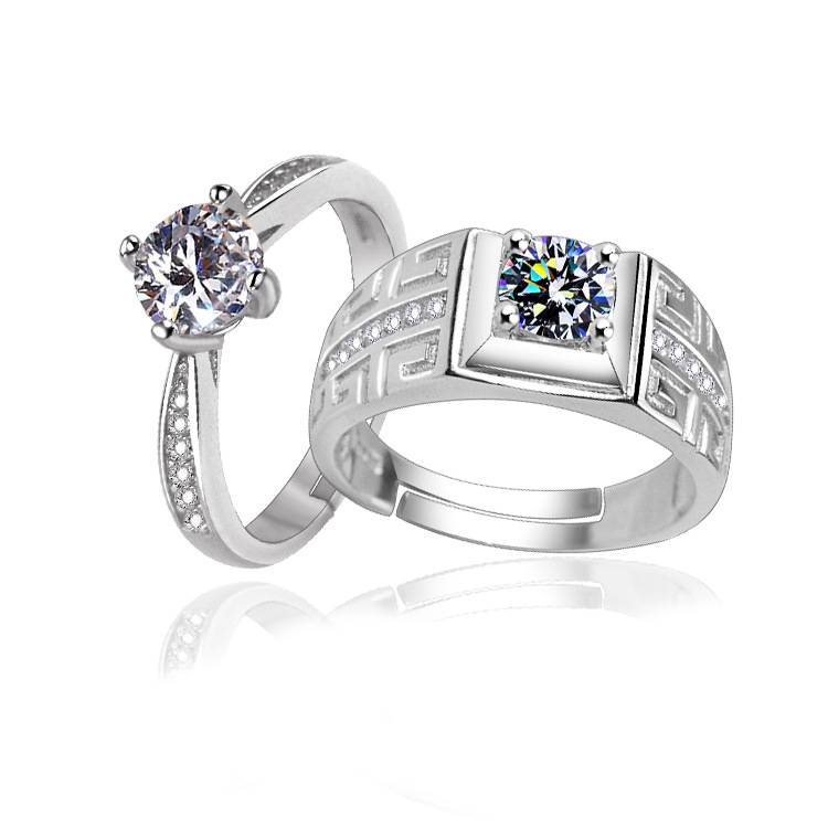 European And American Men's Couple Ring
