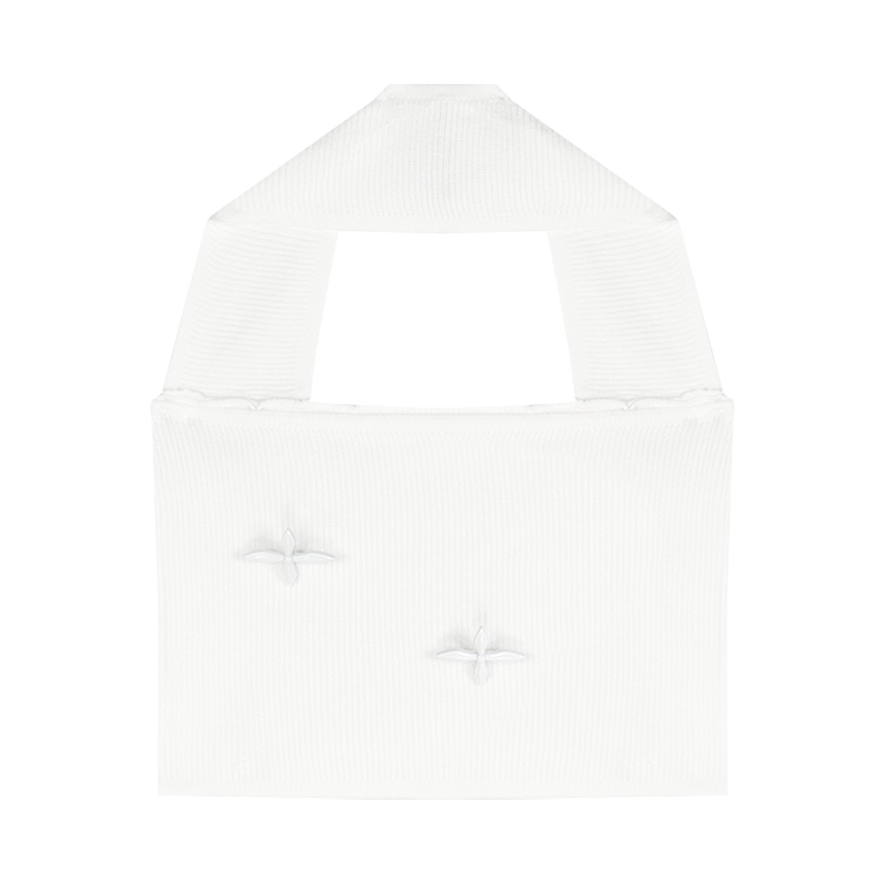 Strapless Halterneck Camisole Top Outerwear White - Shop at LoveMi