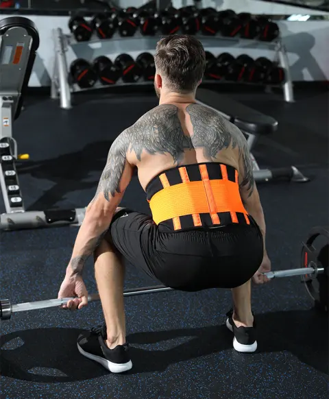 Sports Breathable Waist Belt Squat Strength Support Training Fitness