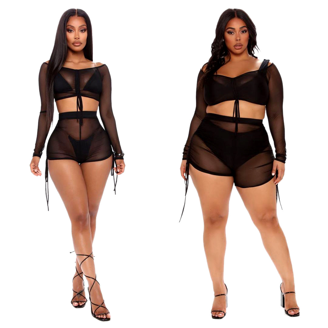 Title 6, European And American Sexy Hot Fashion Mesh Sti...