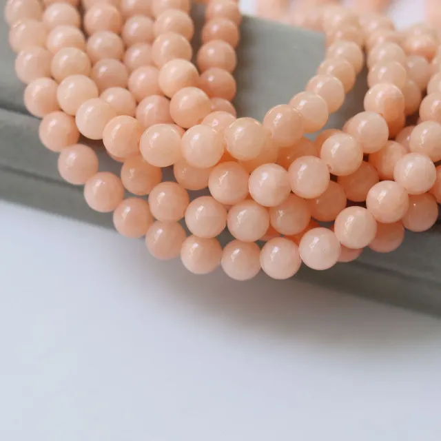 Rice Topaz Chalcedony Ball Bracelet Handmade DIY Ornaments Accessories Orange - Shop at LoveMi
