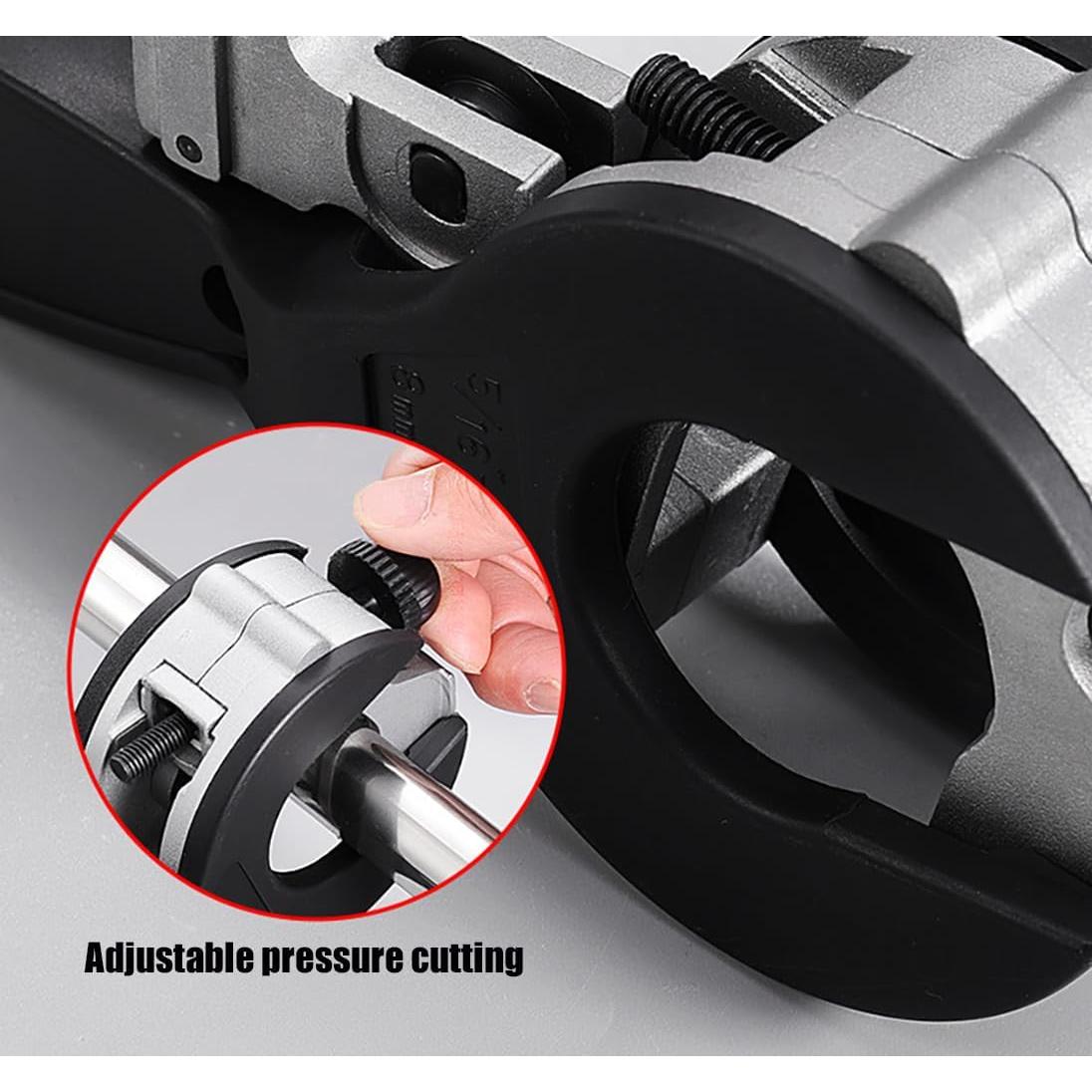 Ratchet-Type Pipe Cutter, One-Hand Fast Pipe Cutting Tool For Copper, Pvc... 7