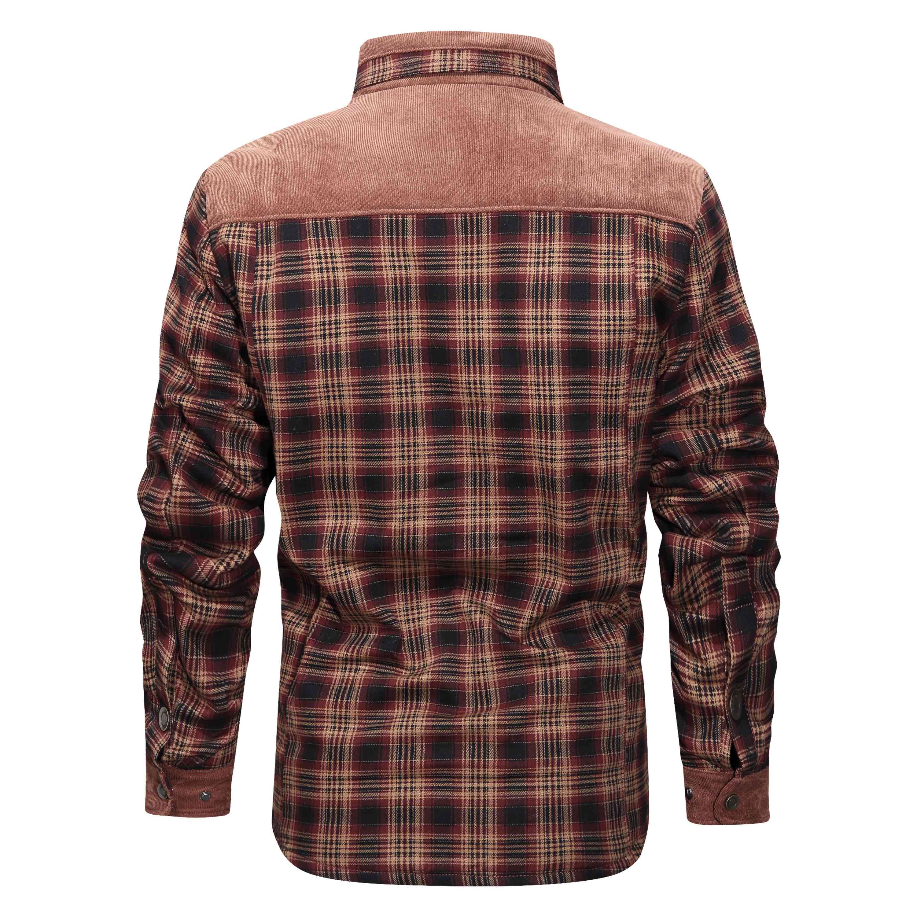 Thickened-Shirt-Jacket-With-Classic-Plaid-Fuzzy-Fleece-Lining-Inside-Design