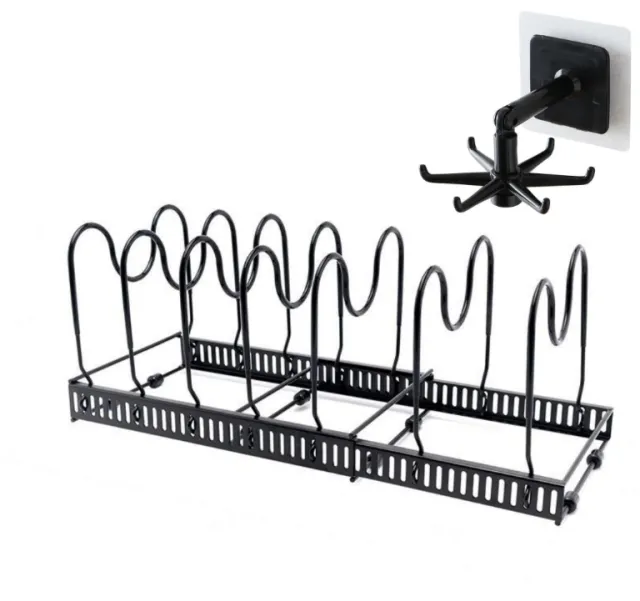 Retractable Multi layer Folding Wrought Iron Multifunctional Storage Rack Set - Shop at LoveMi