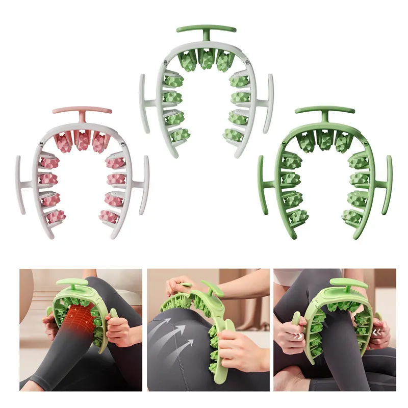 Multifunctional Manual Round Massager Roller Fitness Waist Buttocks Muscles