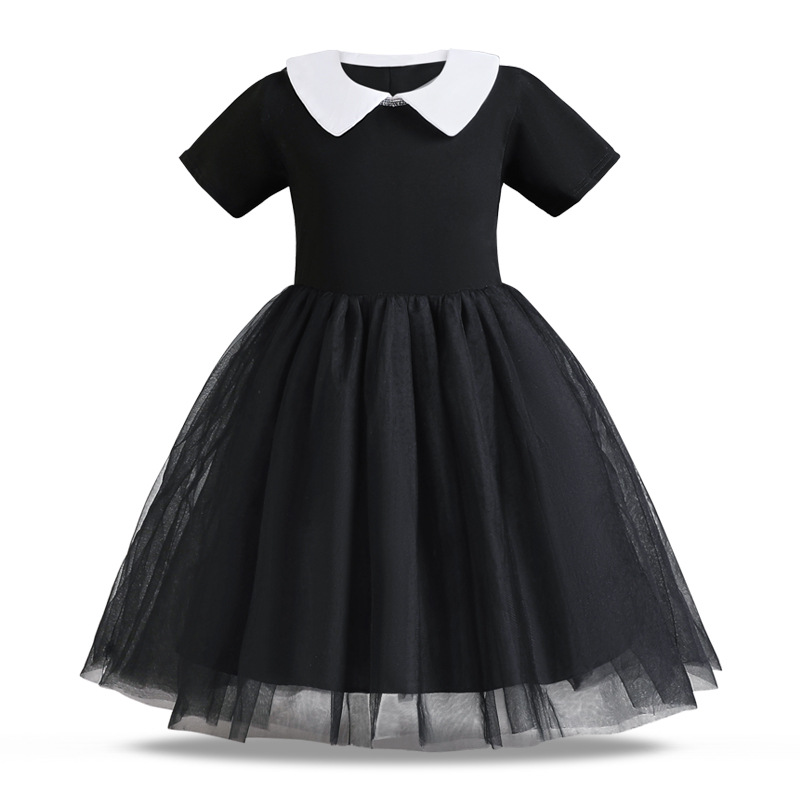 Doll Collar Mesh Umbrella Princess Dress - Image 7
