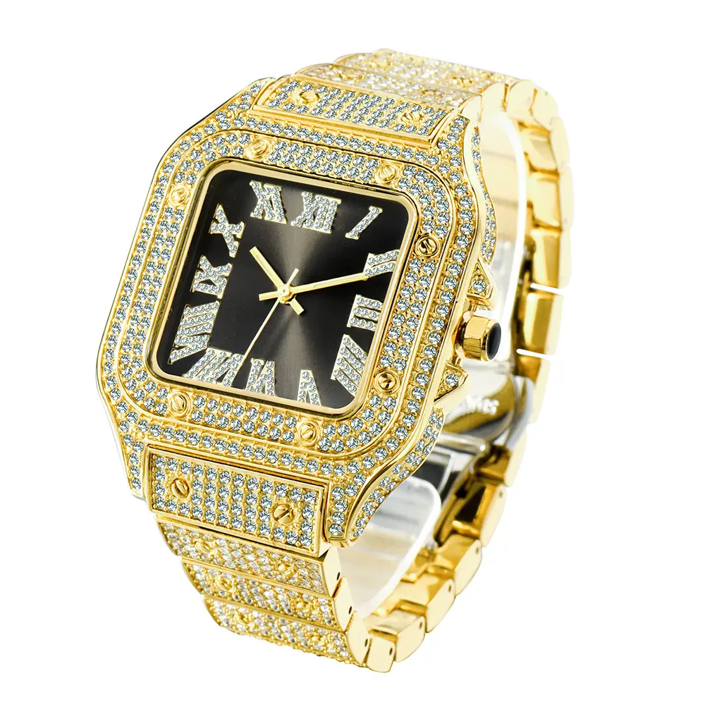 Fashion Hip Hop Diamond Full Square Men's