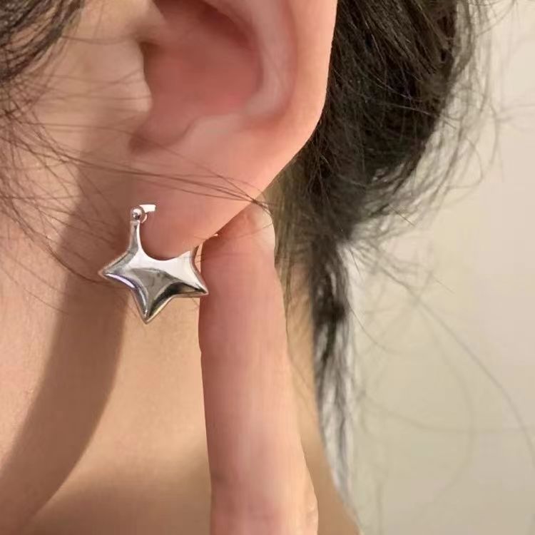 Title 2, Womens Fashion Temperament Pentagram Shape Ear...